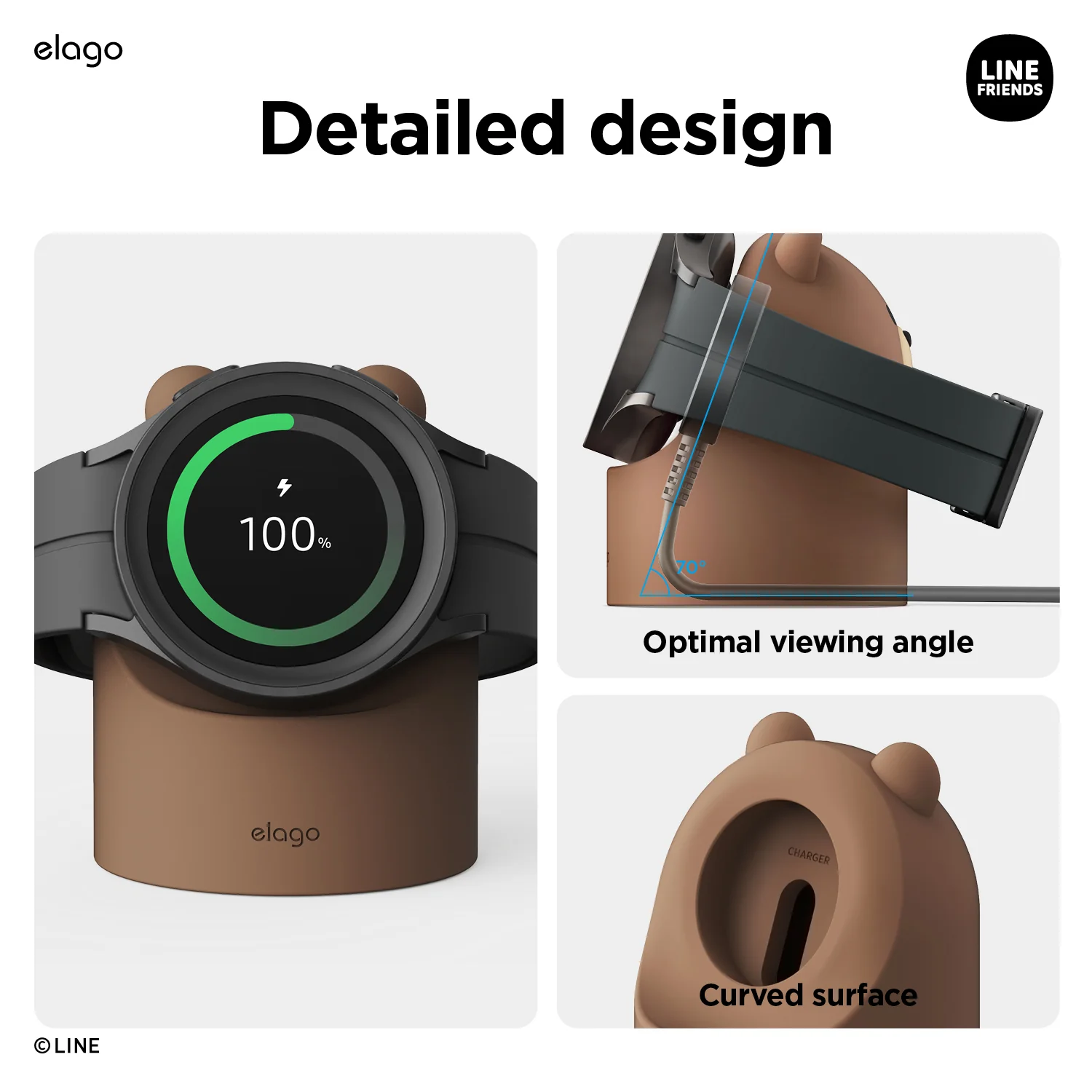 LINE FRIENDS | elago GW2 Stand [2 Colors] - Image 7
