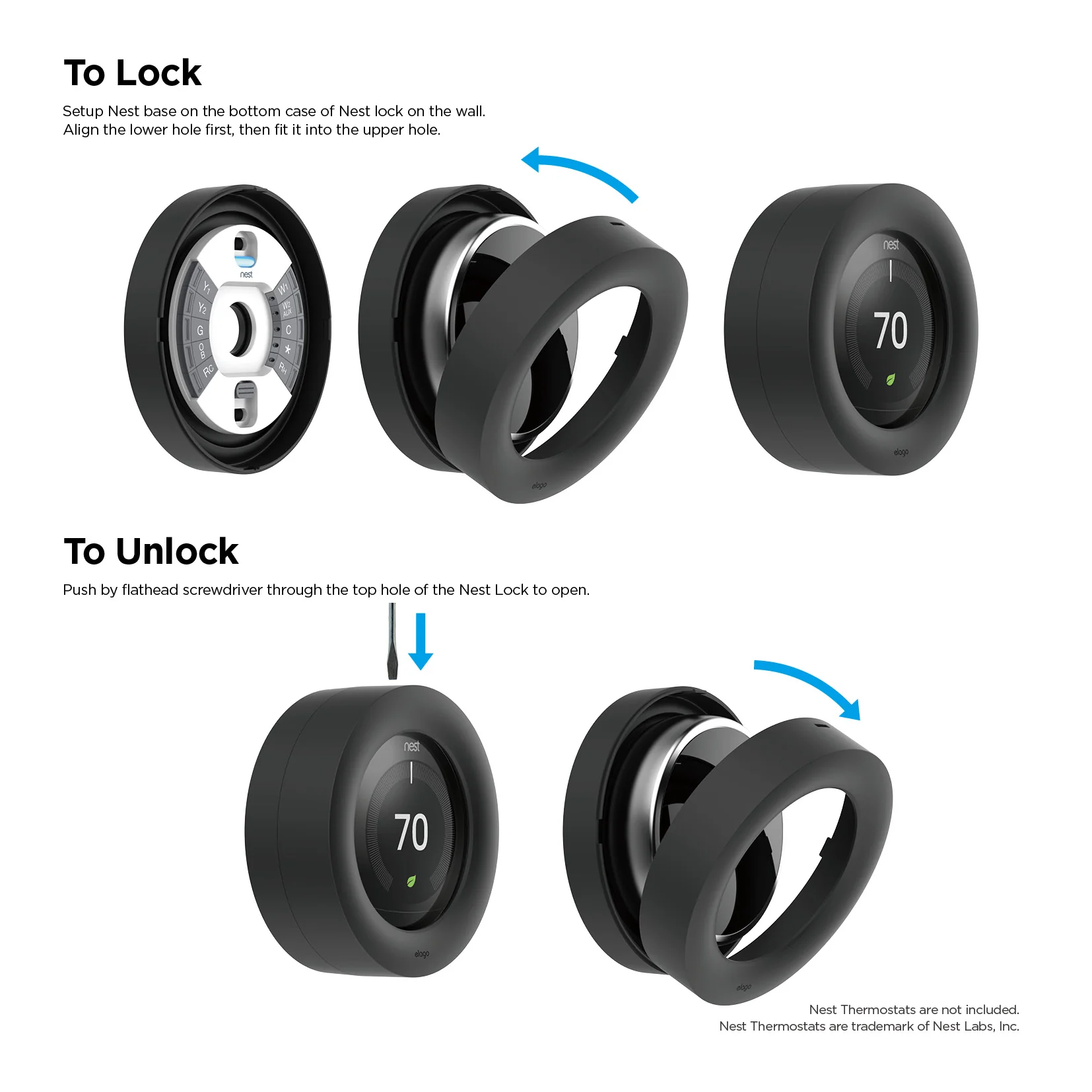 Lock for Nest Thermostat [2 Colors] - Image 6