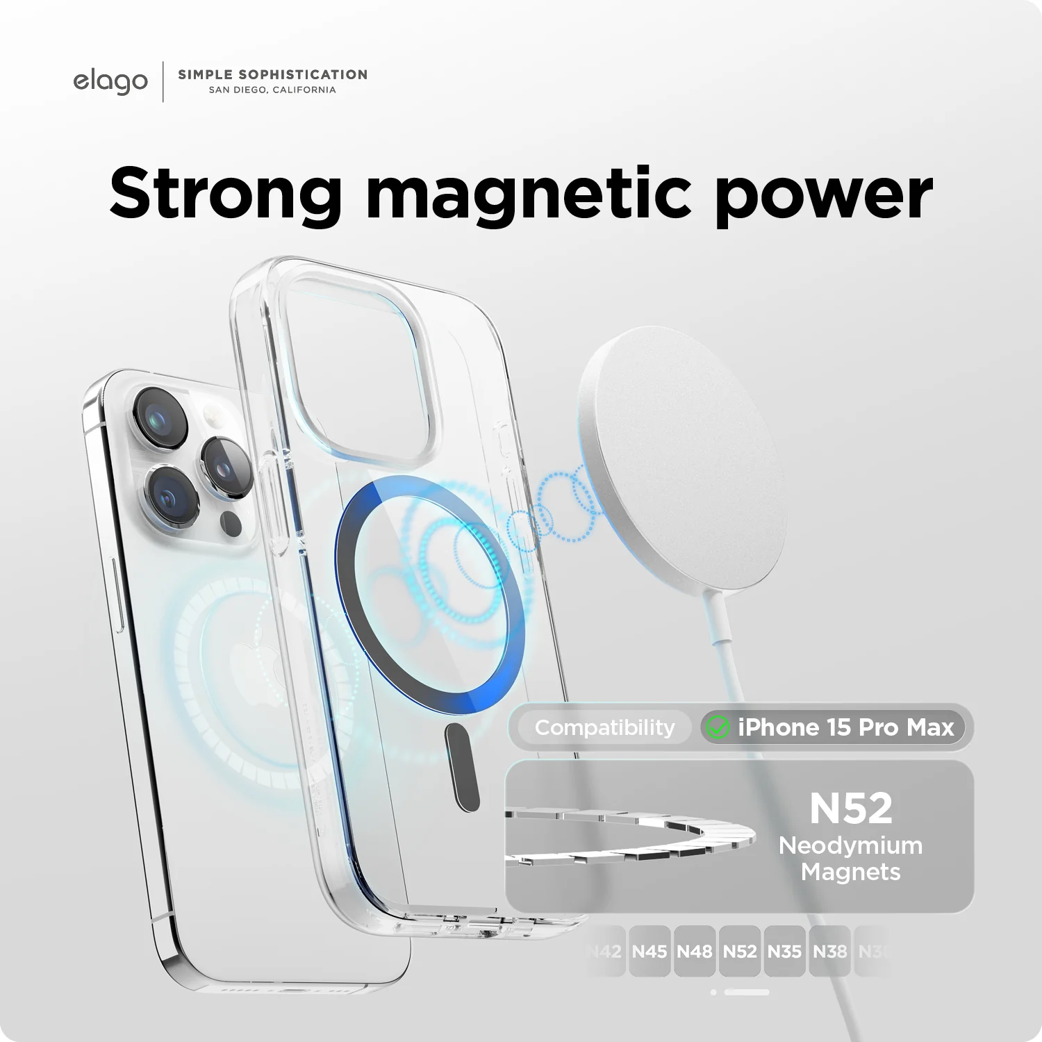 MagSafe Hybrid Clear Case for iPhone 15 Pro Max - Image 7
