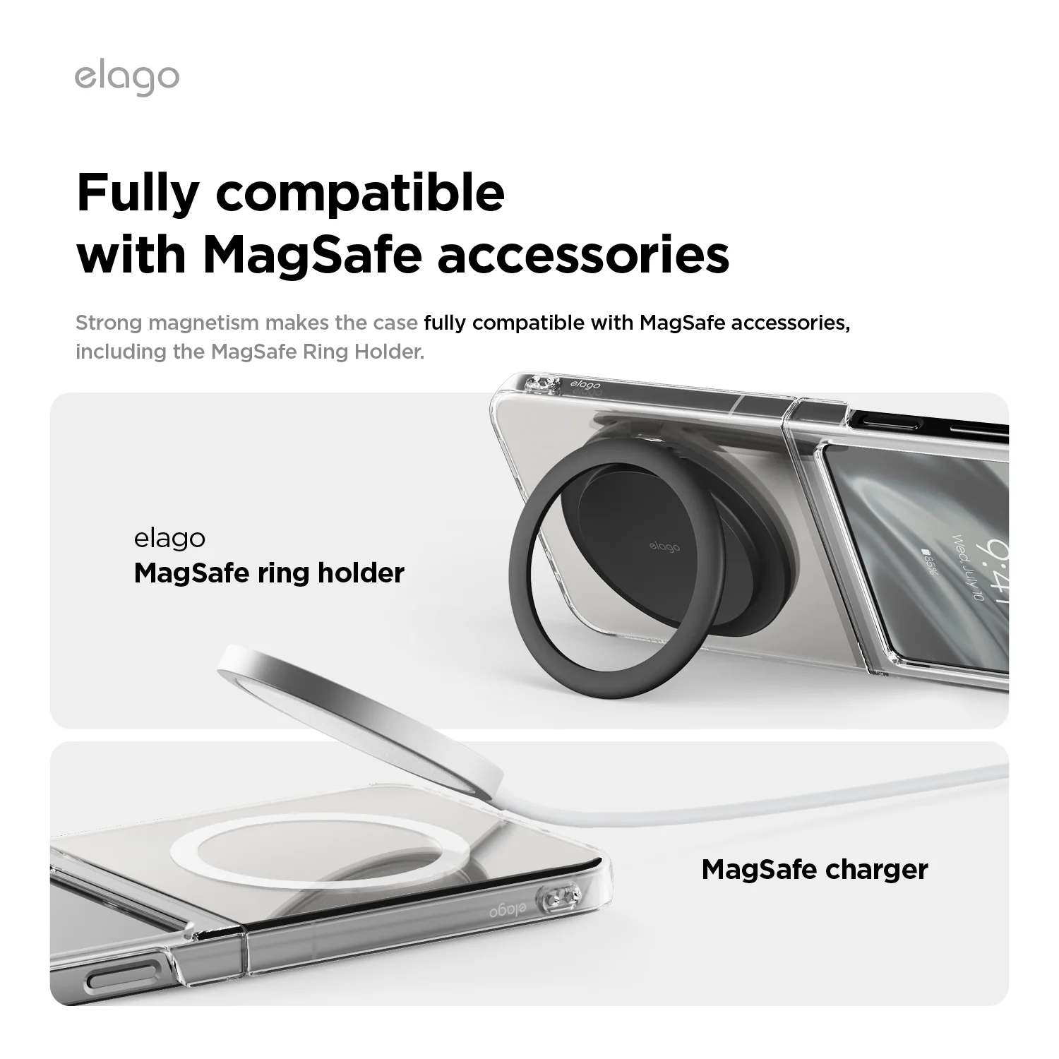 Magnetic Hybrid Clear Case - Image 4