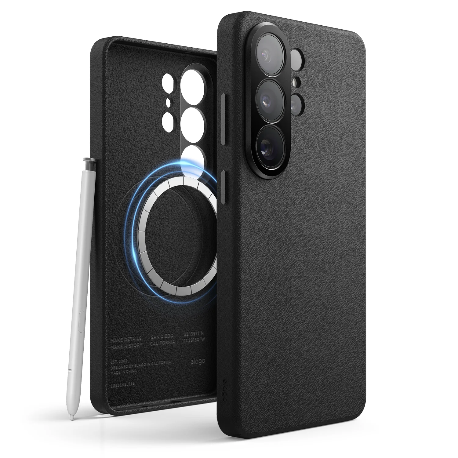 Magnetic Leather Case [4 Colors] - Image 2