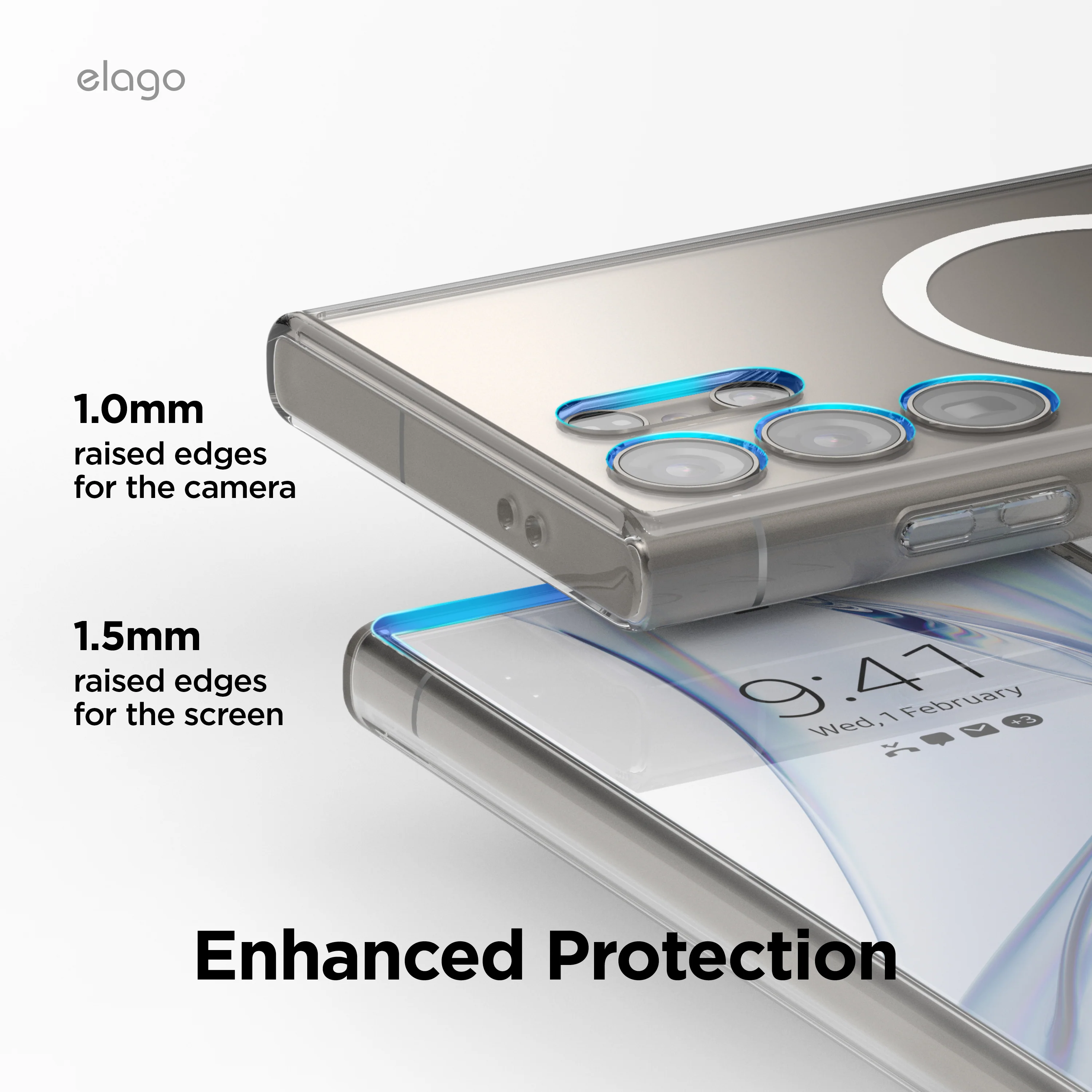 Magnetic Hybrid Clear Case - Image 4
