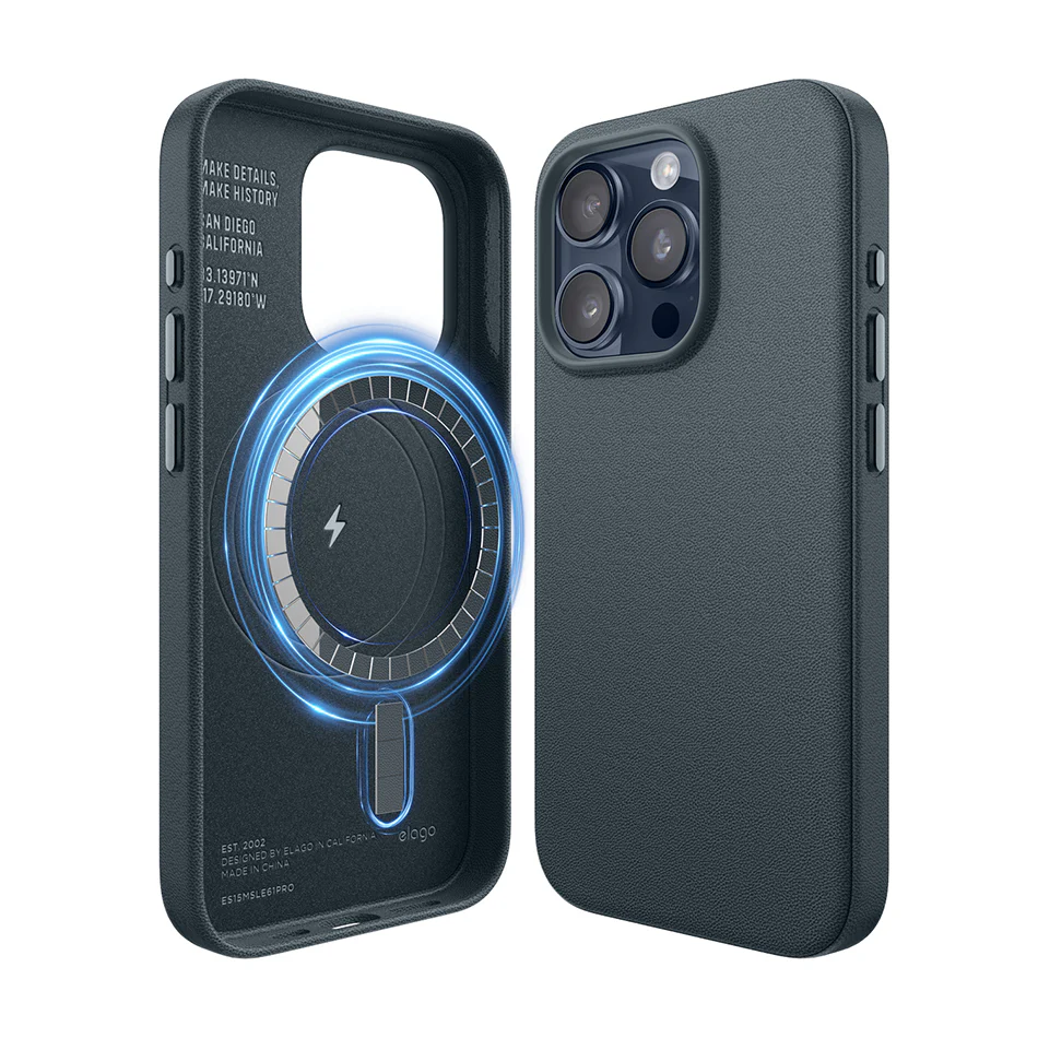 MagSafe Leather Case for iPhone 15 Pro - Image 4
