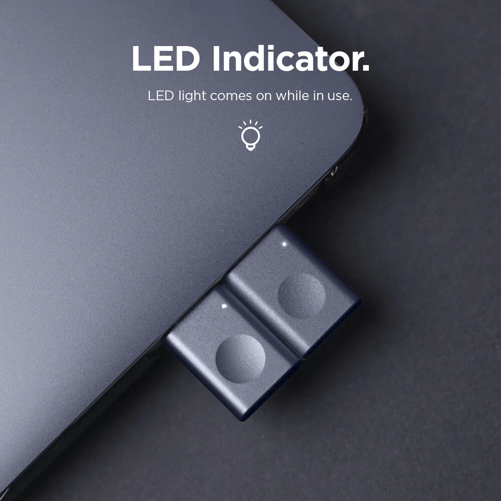 Mini USB-C Aluminum Adapter With LED [2 Colors] - Image 6