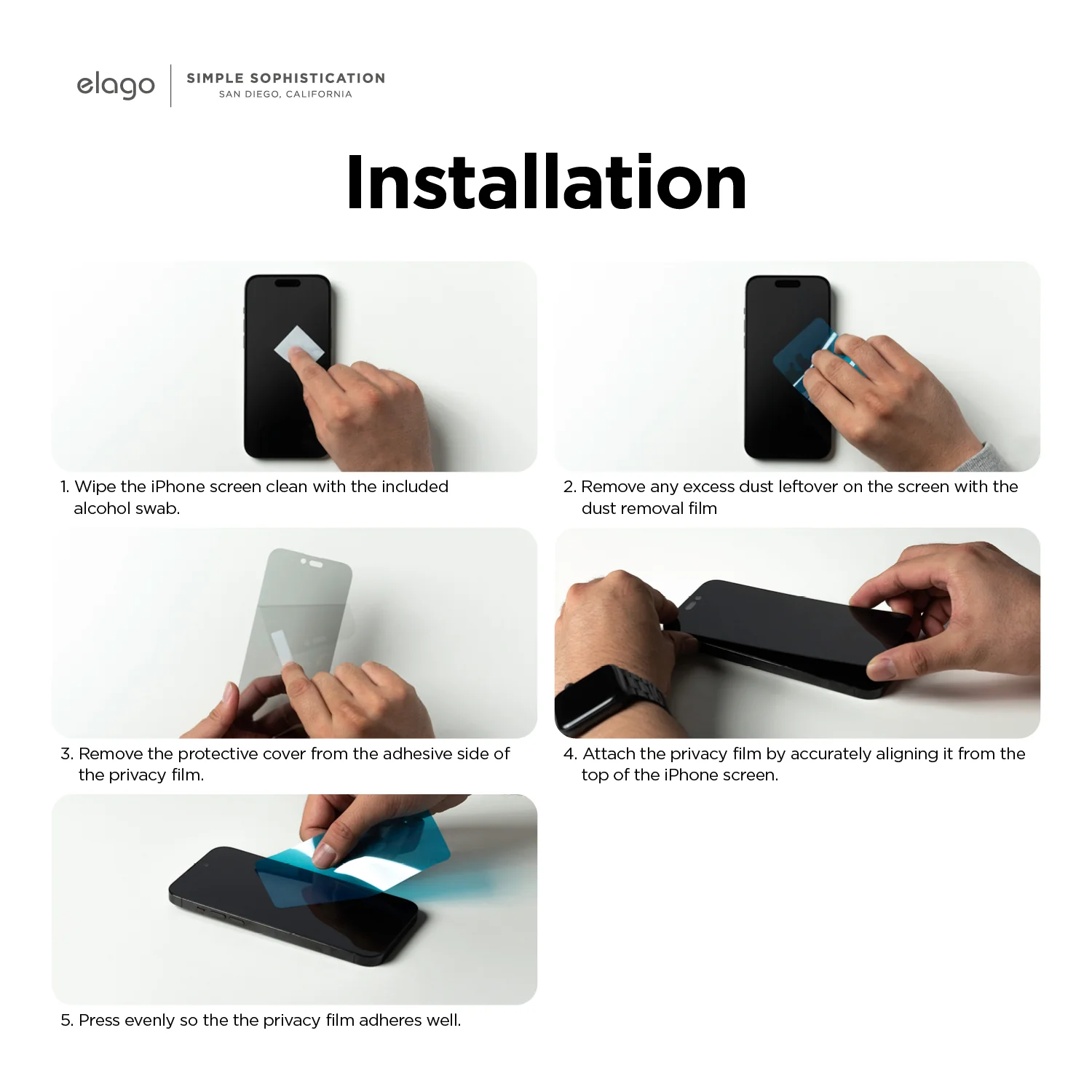 Privacy Glass + Screen Protector for iPhone 15 Pro - Image 10