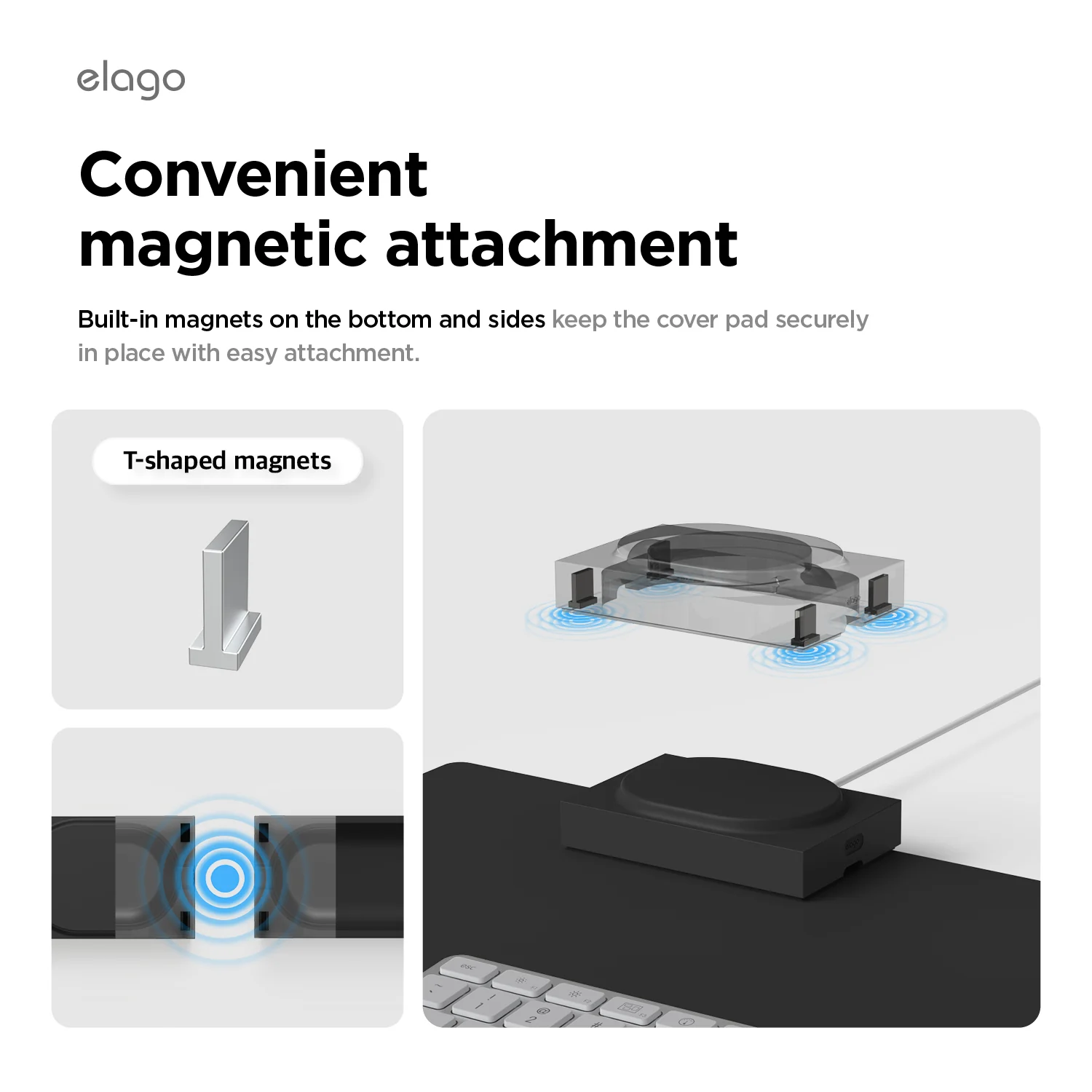 Smart Magnetic Charger Cover Pad [5 Colors] - Image 9