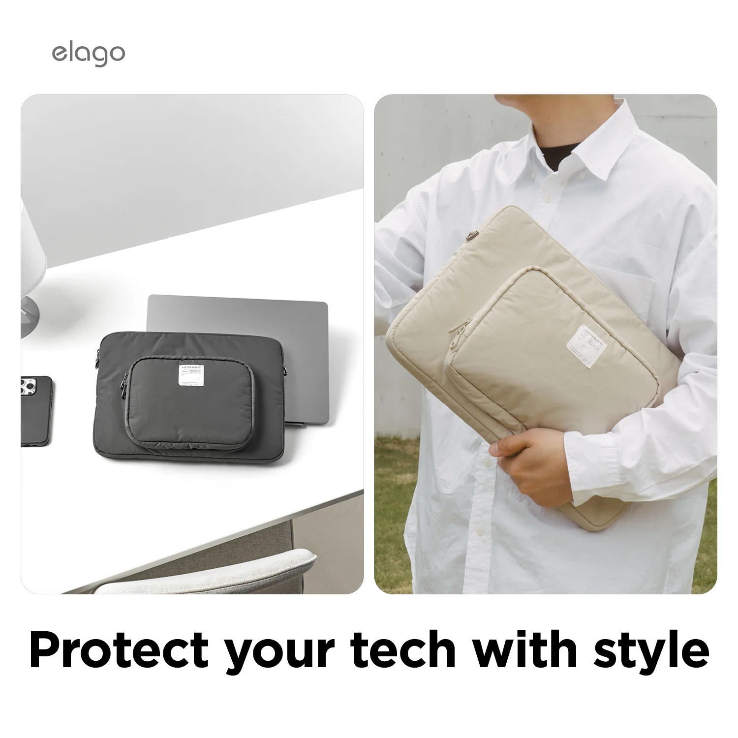Tablet and Laptop Sleeve [Dark Gray] [3 Sizes] - Image 10