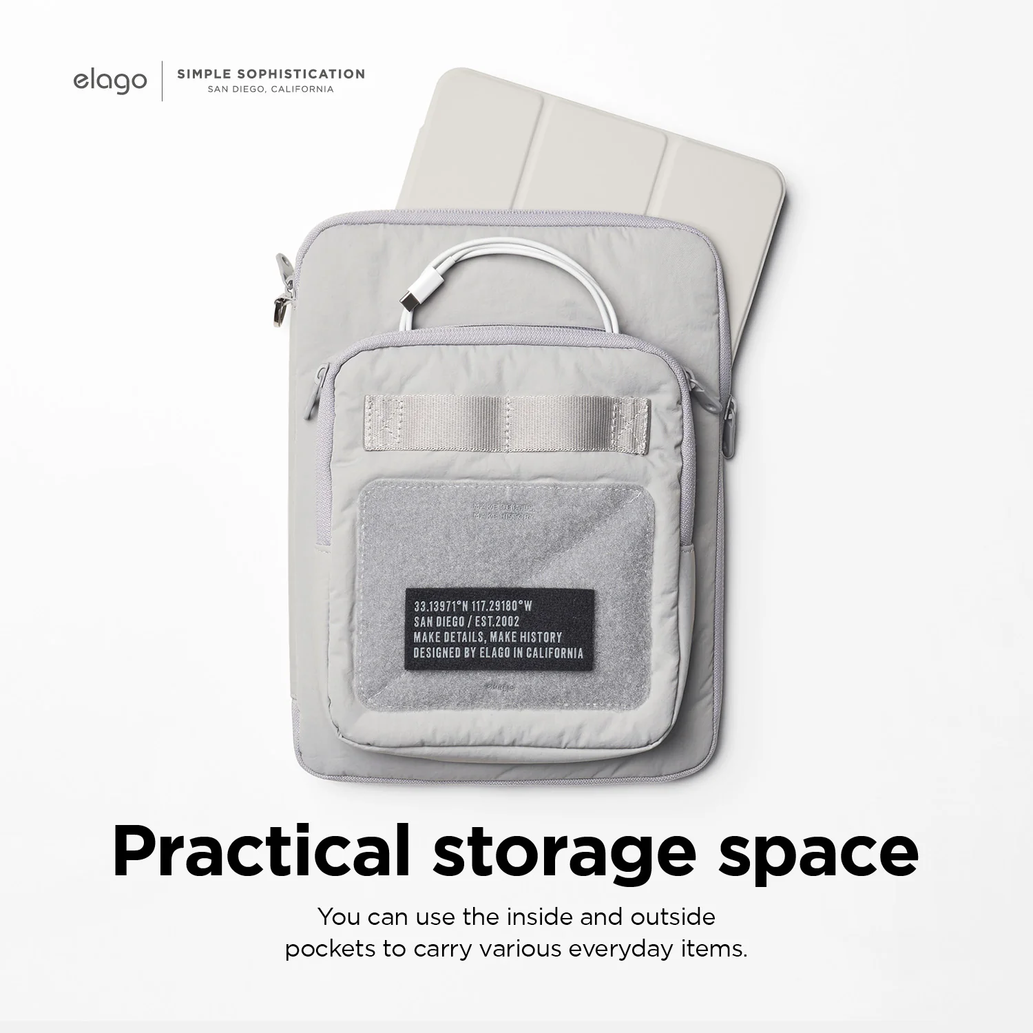 Tablet and Laptop Sleeve with Table Pocket Pouch - Image 6