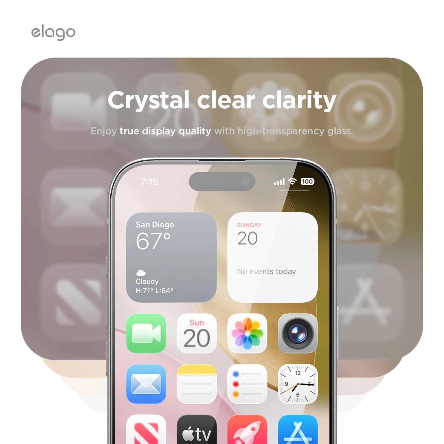 Tempered Glass+ Screen Protector [1 or 2 Pcs] iPhone 17 - Image 7