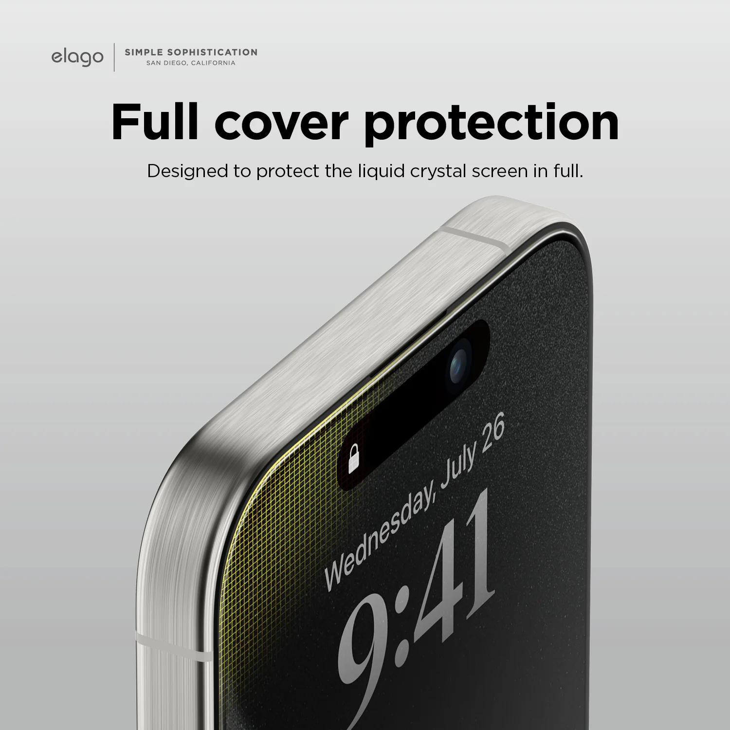elago Tempered Glass + Screen Protector for iPhone 15 Pro Max - Image 7