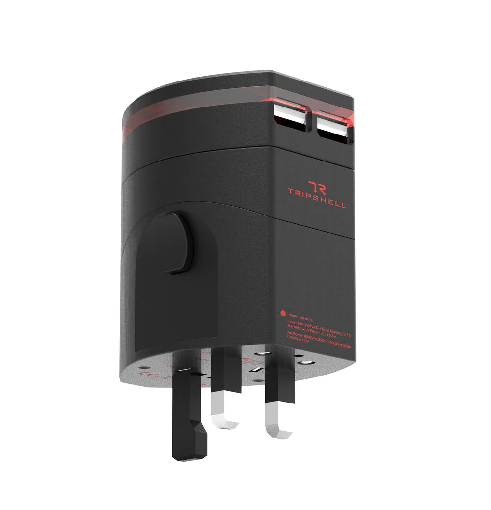Tripshell World Travel Adapter & Dual USB Adapter 2 - Image 3