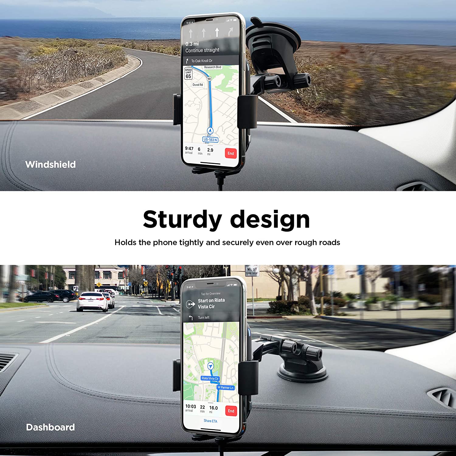 Wireless Car Charger with Auto-Clamping Car Mount - Image 2